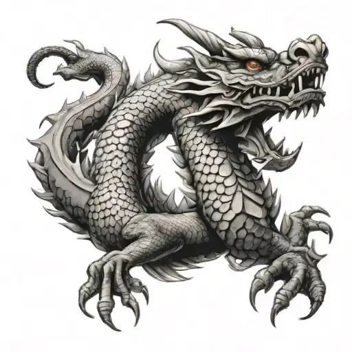 Realistic Chinese Dragon