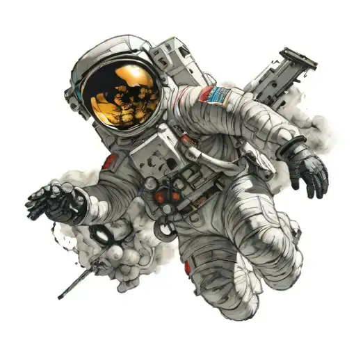 Space With Astronaut