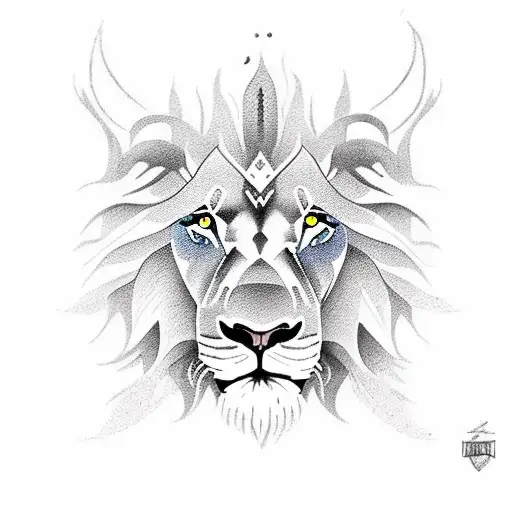 Lion And Mountain Goat