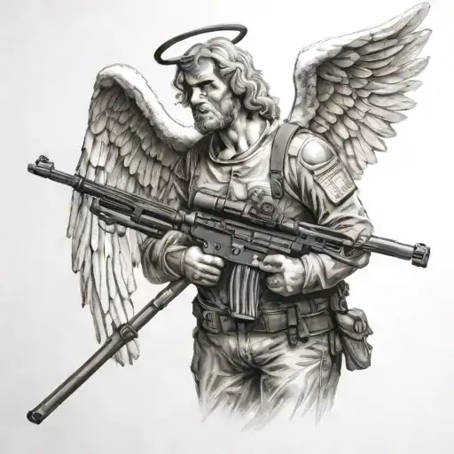 Angel With Rifle