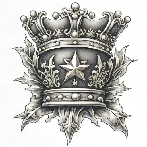 Crown And Star 3D