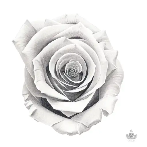 Rose With Money Stacks