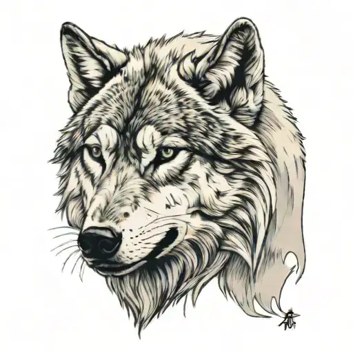White Wolf Agressive