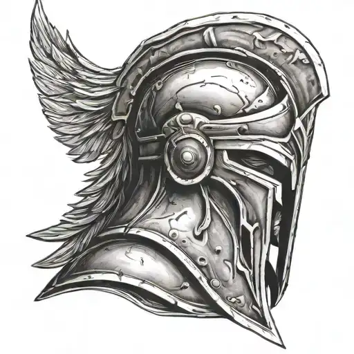Spartan Helmet Worrior