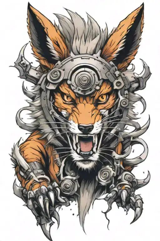 Naruto Fox With Claws
