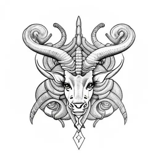 Full Body Human Capricorn