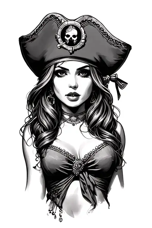 Pirate Pin Up Girl