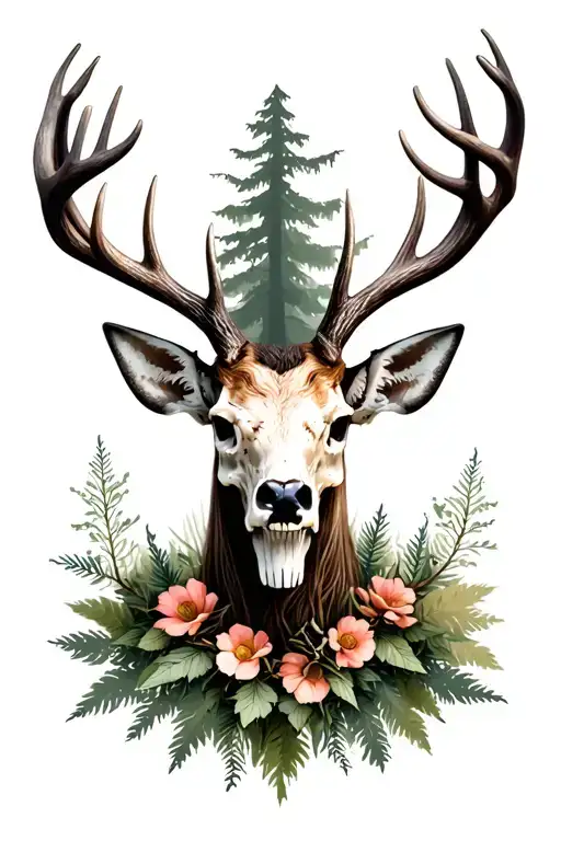 Forest Skull Deer