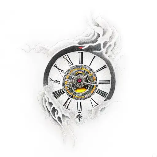 Phoenix Crushing A Clock