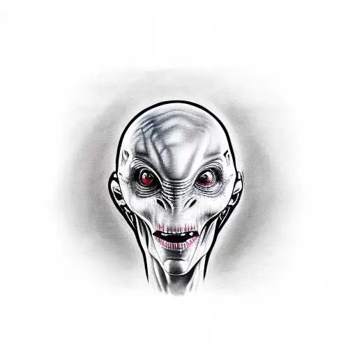 Grey Alien Head