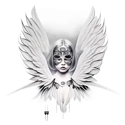 Techno Beats Eith Angel Wings