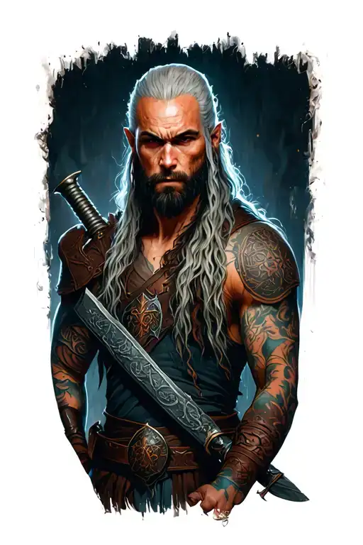 The Witcher Full Leg Sleeve