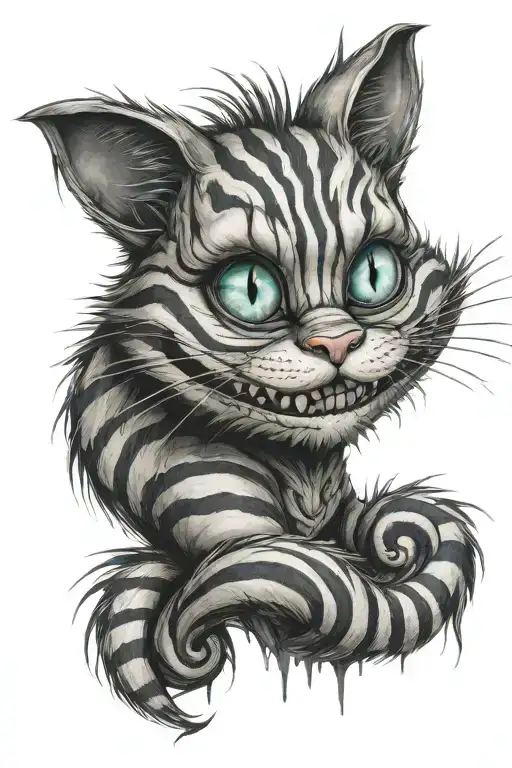 Cheshire Cat Tim Burton Style