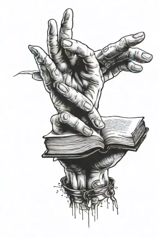 Hand With Book
