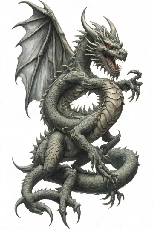 Dragon Agresive Climb Realism Style