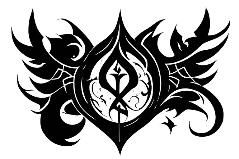 Farvahar Symbol Beneath