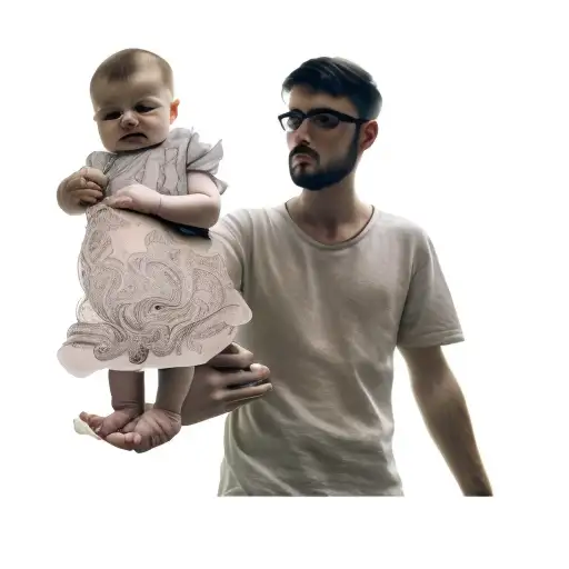 A Man Holding A Baby