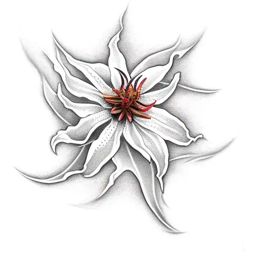 Bloodmoon With Red Spider Lily