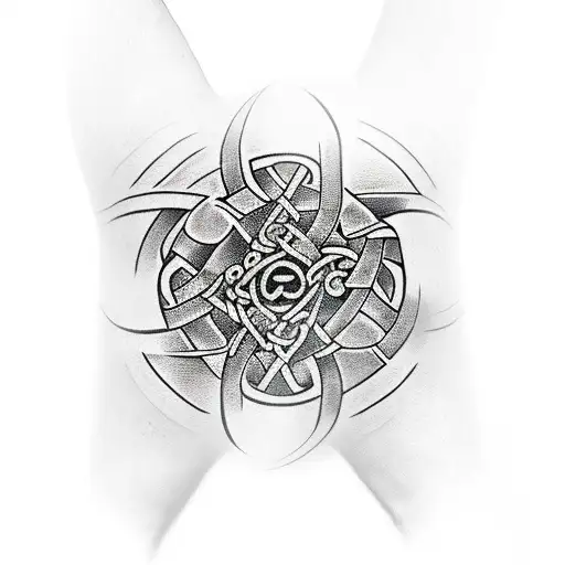 Viking Sleeve With Celtic Elements