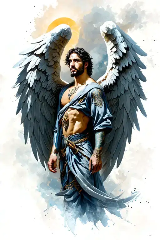 Gaurdian Angel Wings Male