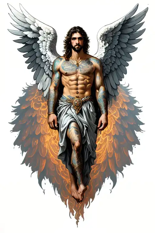 Gaurdian Angel Wings Male