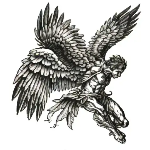 Icarus Rising To The Sun