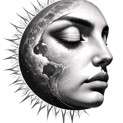 Sun Kissing Moon Forehead