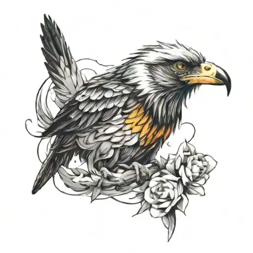 Aves Fenix Bird Perched