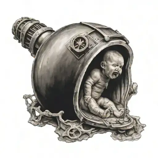 Baby Inside A Grenade