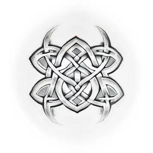 Celtic Nature Symbols Knotwork Scotland Feminine
