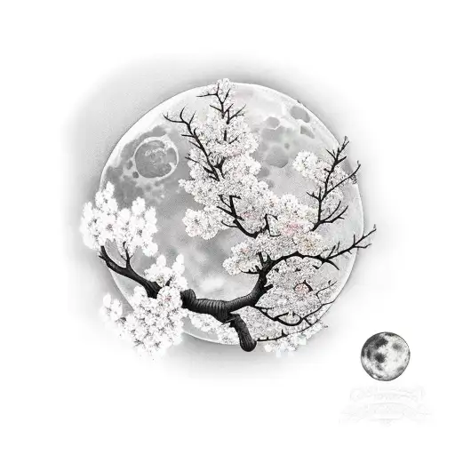 Cherry Blossom Moon