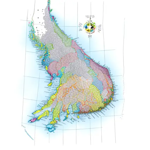 Combined Map Of South Korea And New Zealand With Both Countries Colored In The National Flags