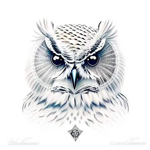 Owl With Diamonds