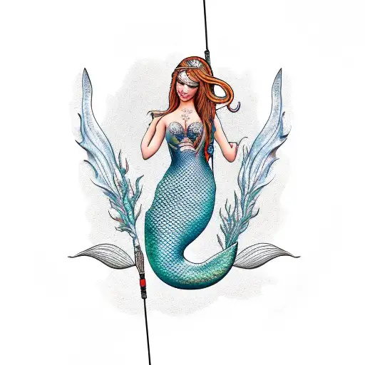 Mermaid With An Arrow