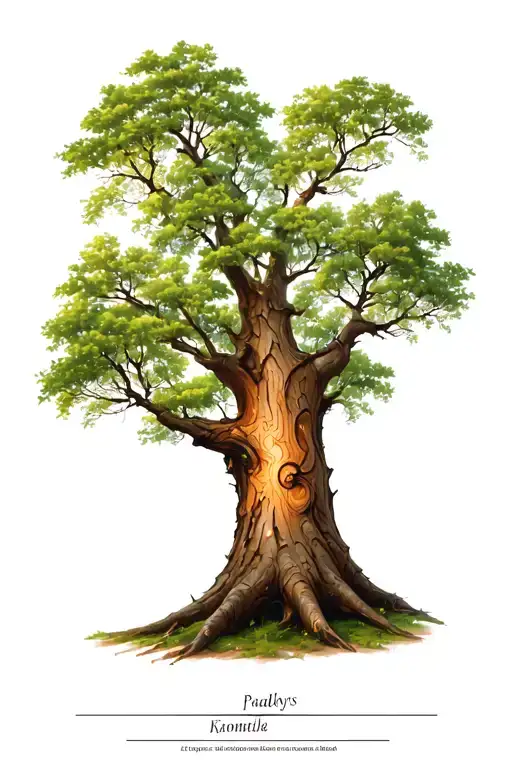 Tree Bark With Names Incorporated