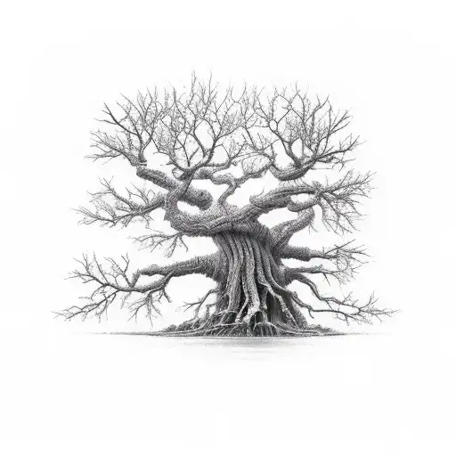 Lightning Strikes Big Tree