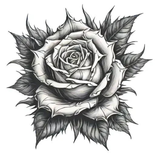Thorn Spiky Rose