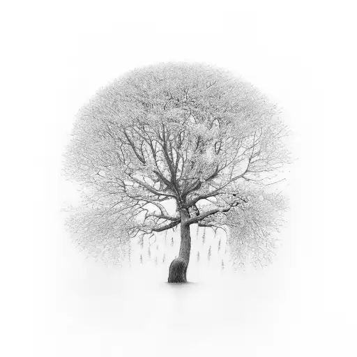 Tree Gets Struck By Lightnimg