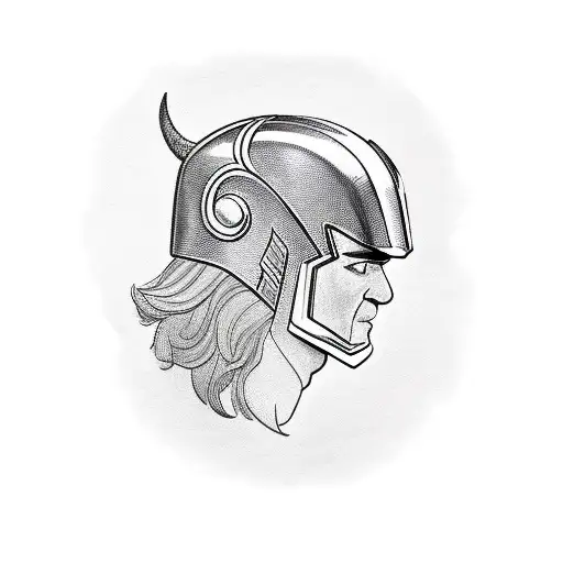 Loki With His Helmet Sideview