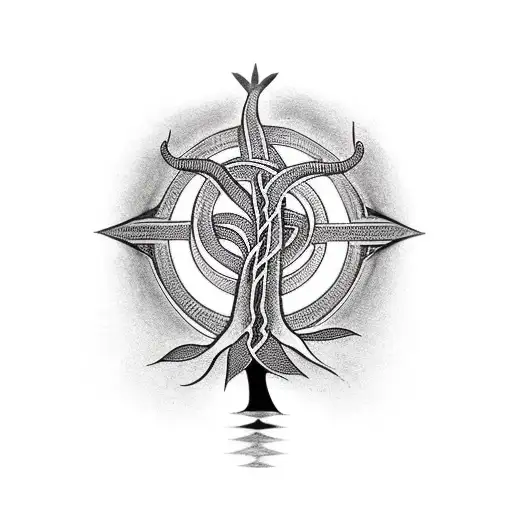 Sankofa Symbol With The Tree Of Life