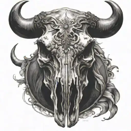Bull Skull Dark