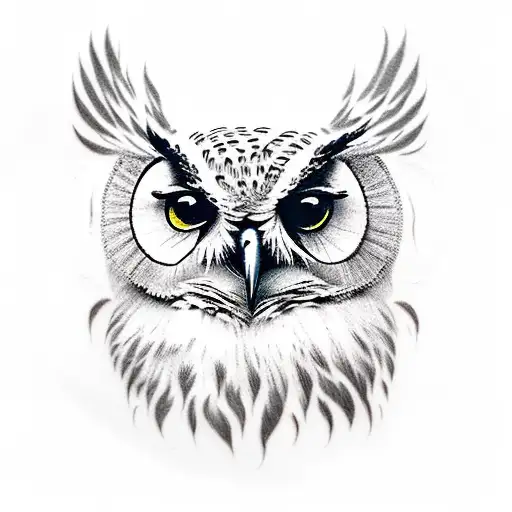 Owl Whit Two Chef Knife