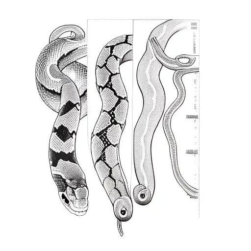 A Snake On A Man's Sleeve