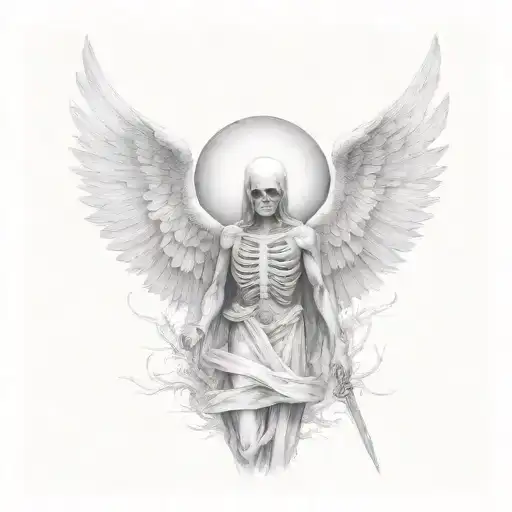 Angel Of Death Wide Wings Ancient