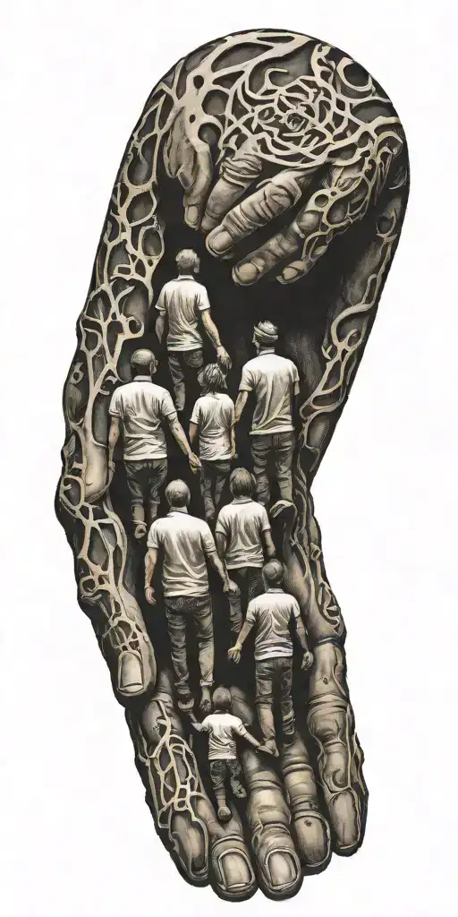 Family Holding Hands