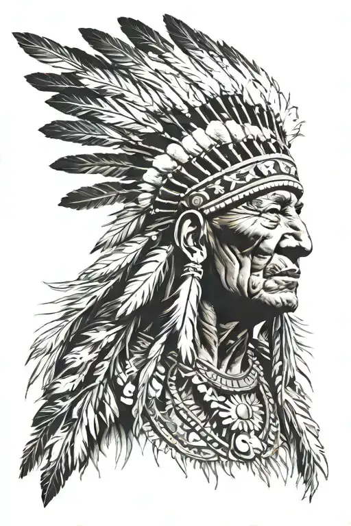 Native American War Chief