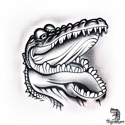 Crocodile And Monkey