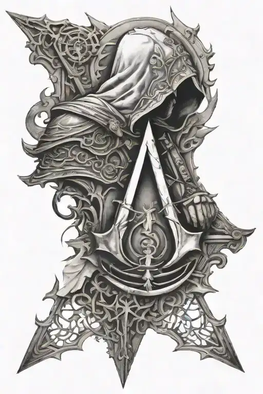 Assassins Creed Symbol Surrounded