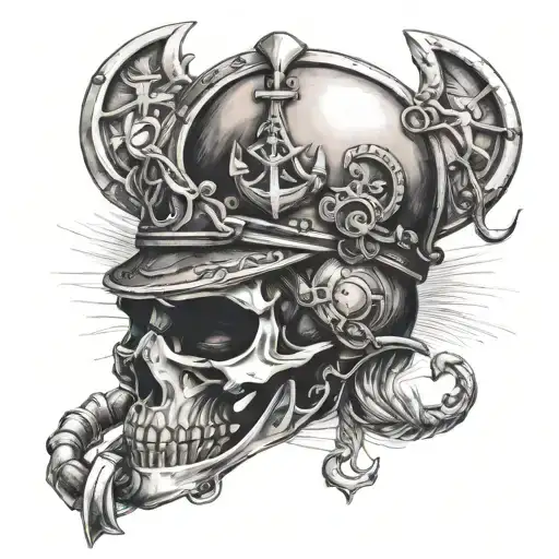 Anchor Boat Helmet Motorcycle