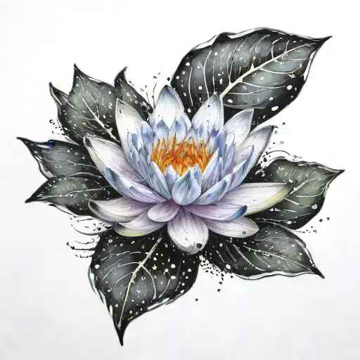 Galaxy Filled Water Lily